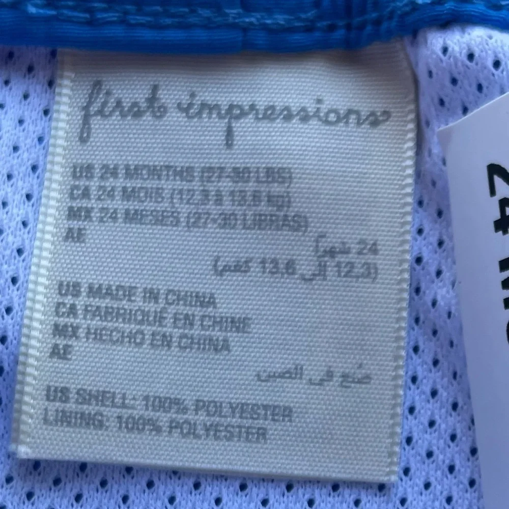 First Impressions Monster Rash Guard Set Sz 24 Months